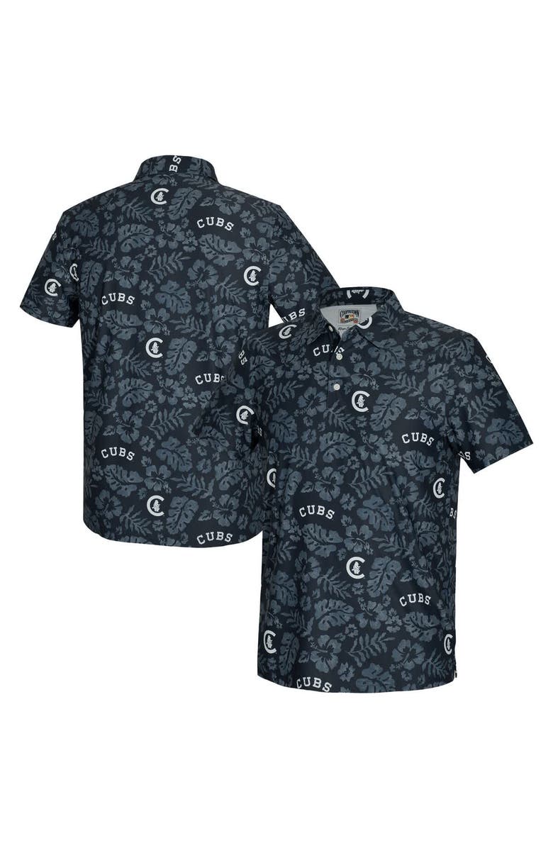 Reyn Spooner Men's Reyn Spooner Navy Chicago Cubs Cooperstown Pua Performance Polo, Main, color, Navy
