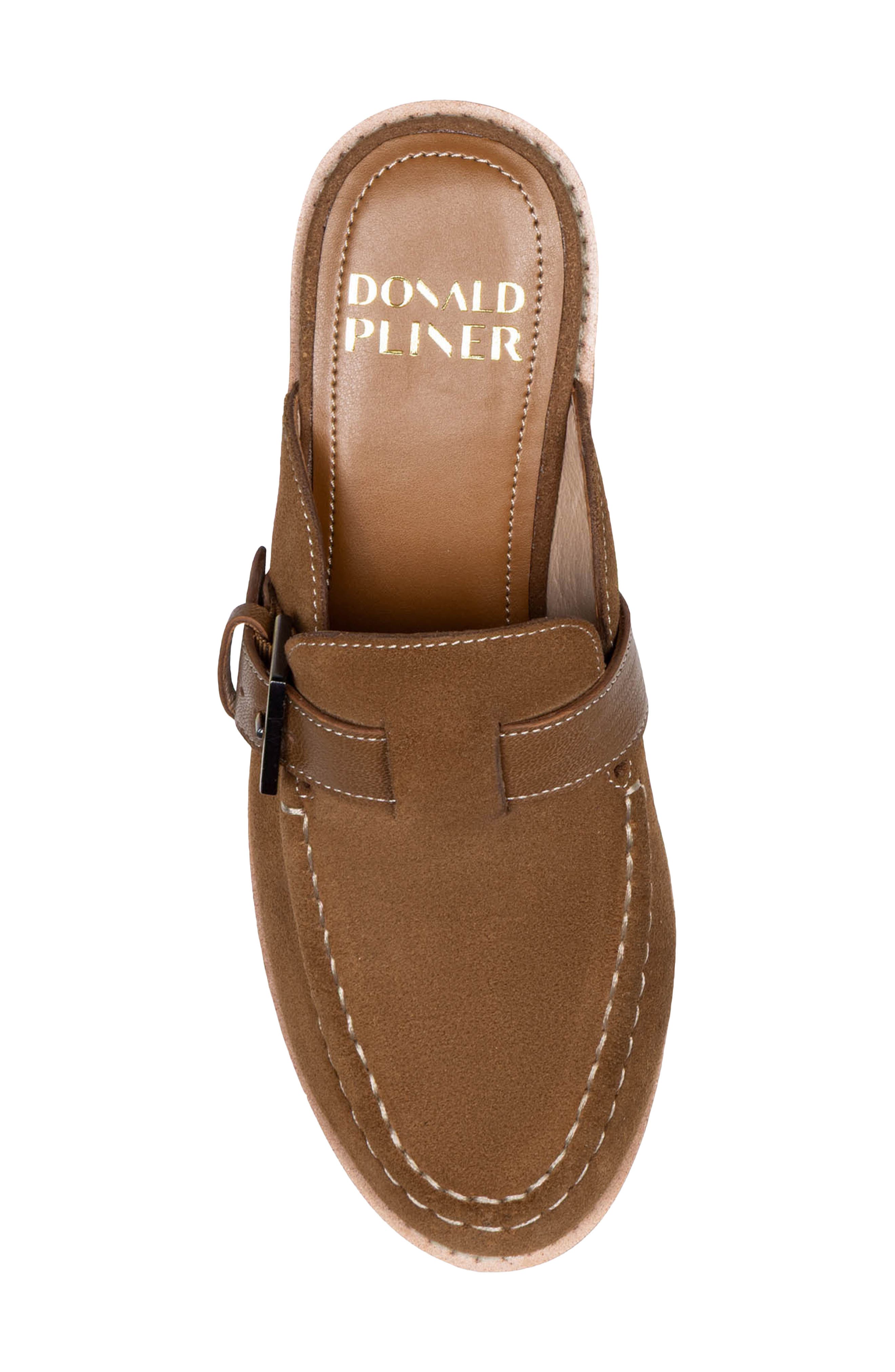 Elvesa Leather Platform Wedge Mule, Alternate, color, SADDLE
