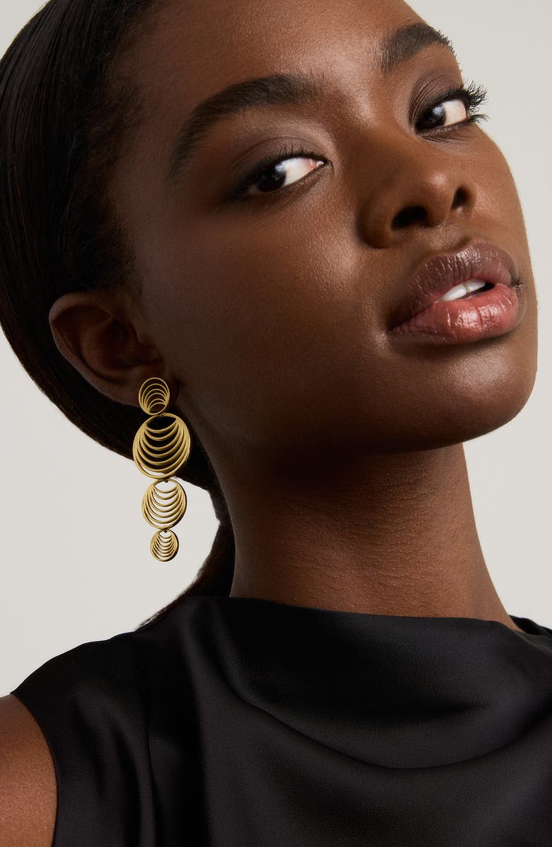 Dean Davidson Salvador Long Drop Earrings, Alternate, color, Gold