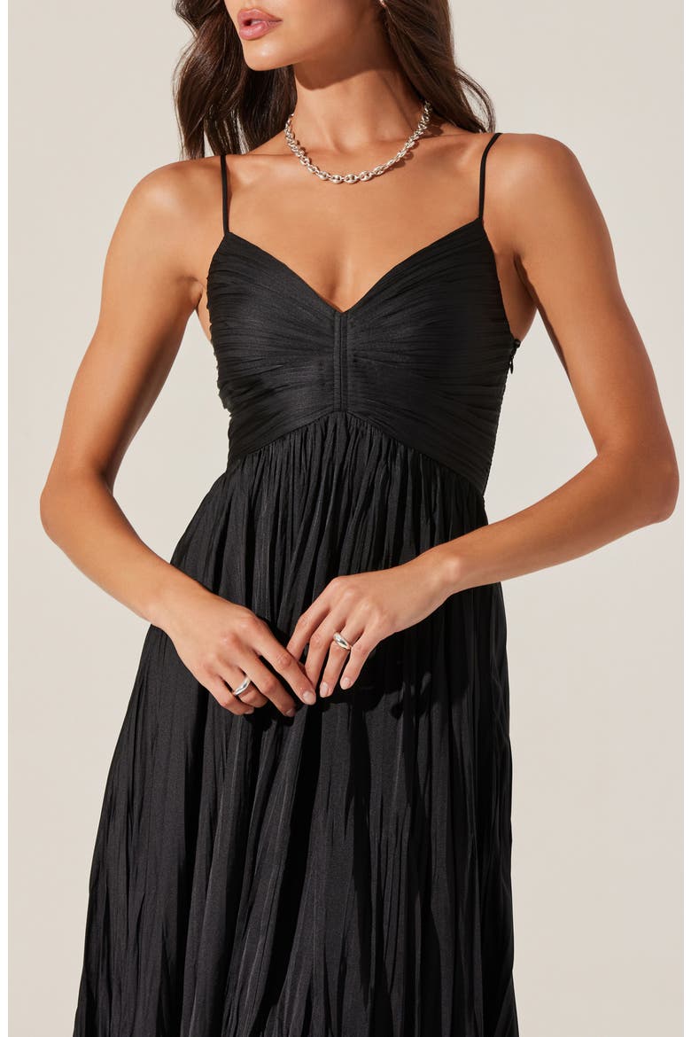 Maeve Midi Dress, Alternate, color, BLACK