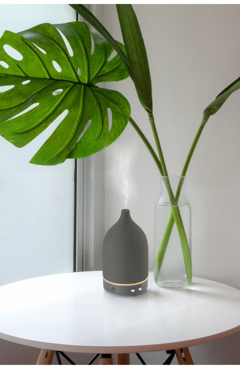 SERENE HOUSE Vapor Ceramic Ultrasonic Diffuser, Alternate, color, Grey