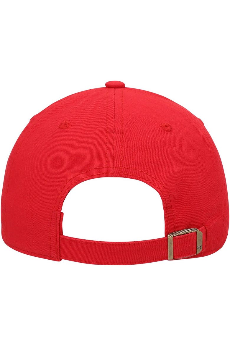 Women's '47 Scarlet San Francisco 49ers Miata Clean Up Legacy Adjustable Hat, Alternate, color, Scarlet