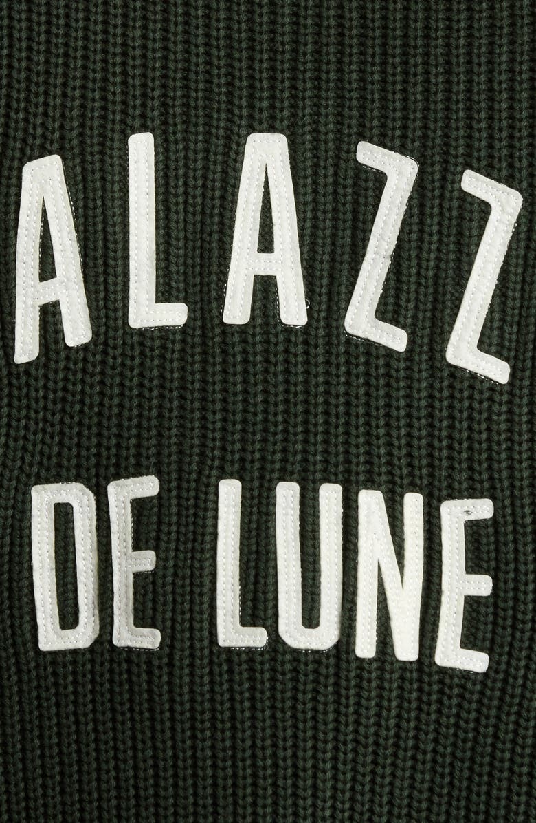 PacSun Oversize 1996 Cotton Sweater, Alternate, color, Forest Green