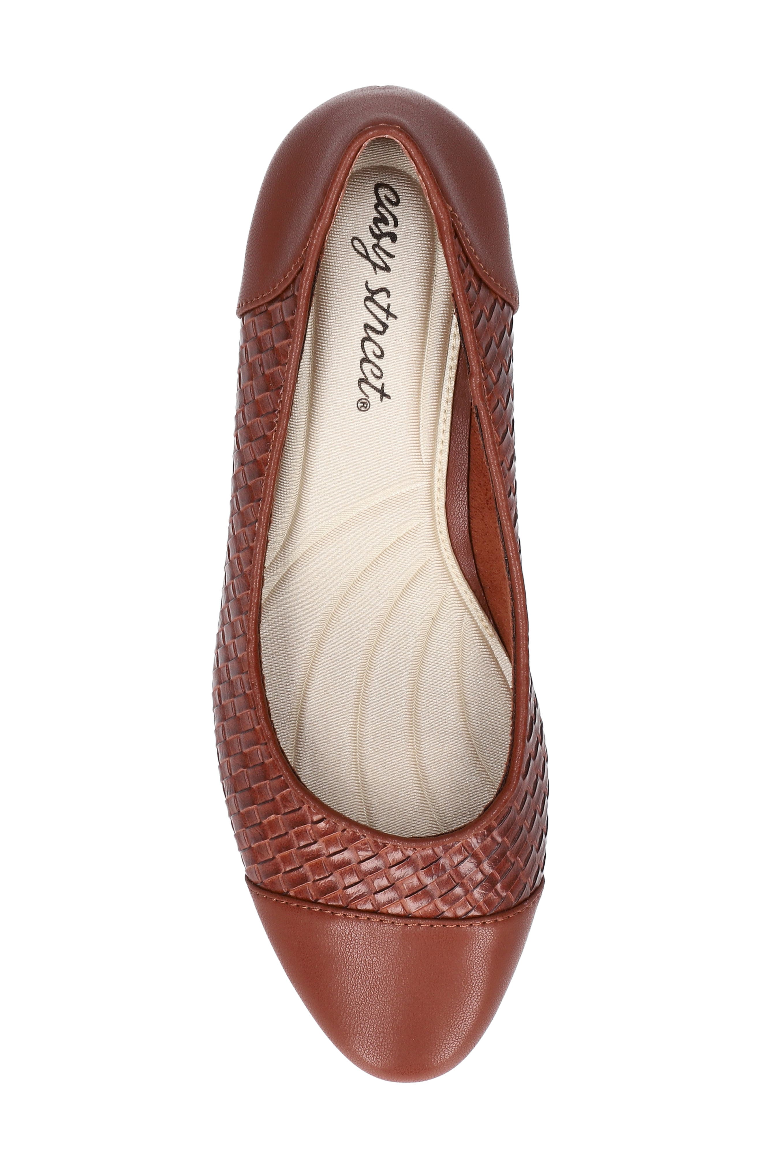 Wes Cap Toe Pump, Alternate, color, TAN WOVEN EMBOSSED