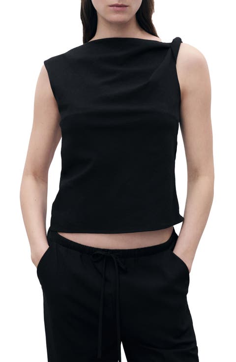 Asymmetric Drape Top