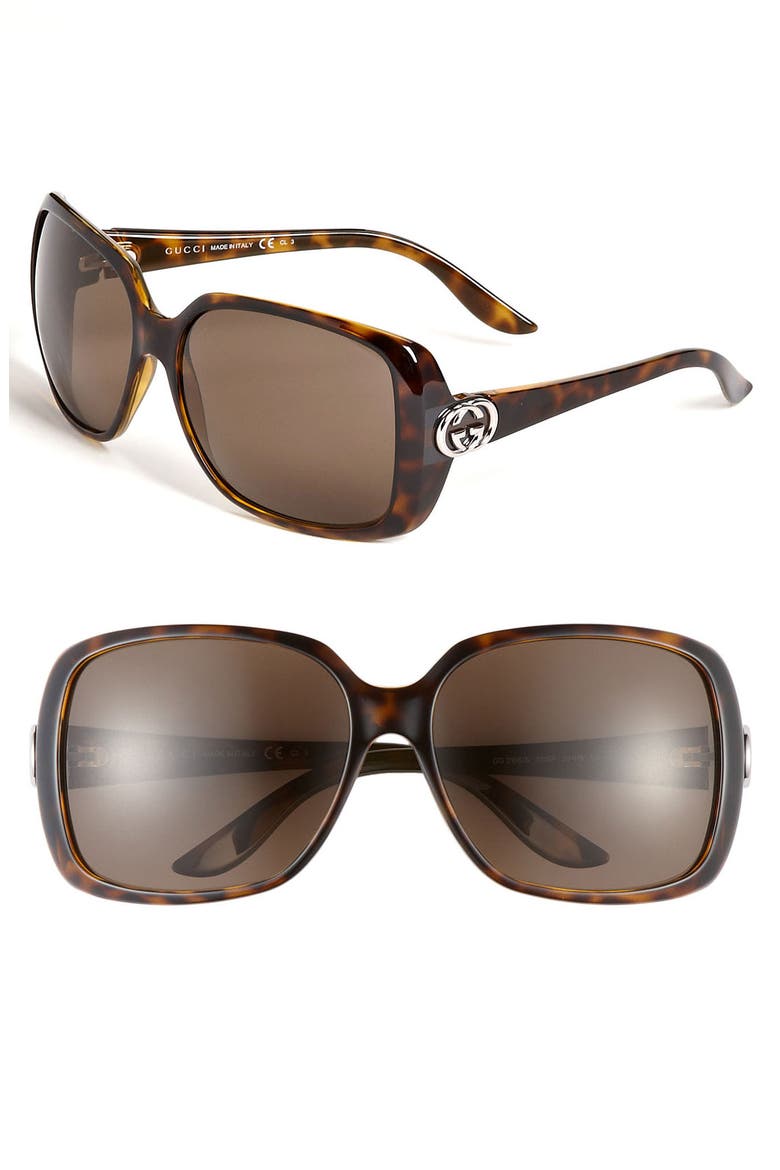 59mm Polarized Sunglasses, Main, color, HAVANA POLARIZED