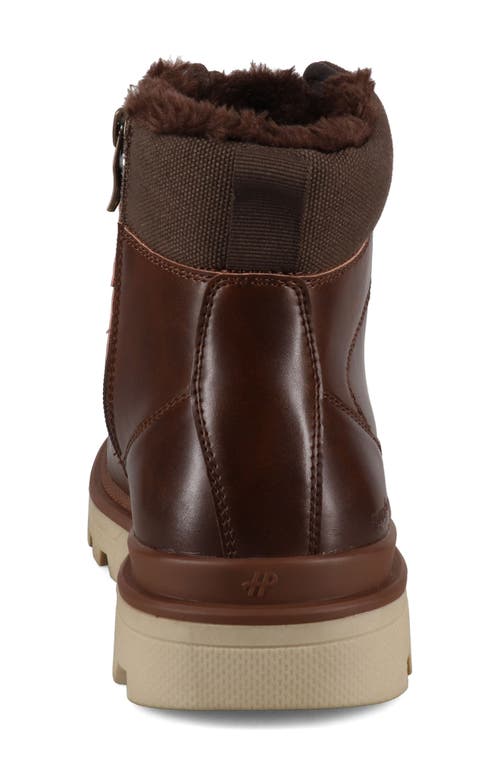 Aquatherm By Santana Canada Skyway Waterproof Faux Fur Lined Boot In Brown