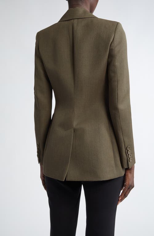Altuzarra Beatty Virgin Wool Blazer In 000216 Dry Age Mel.