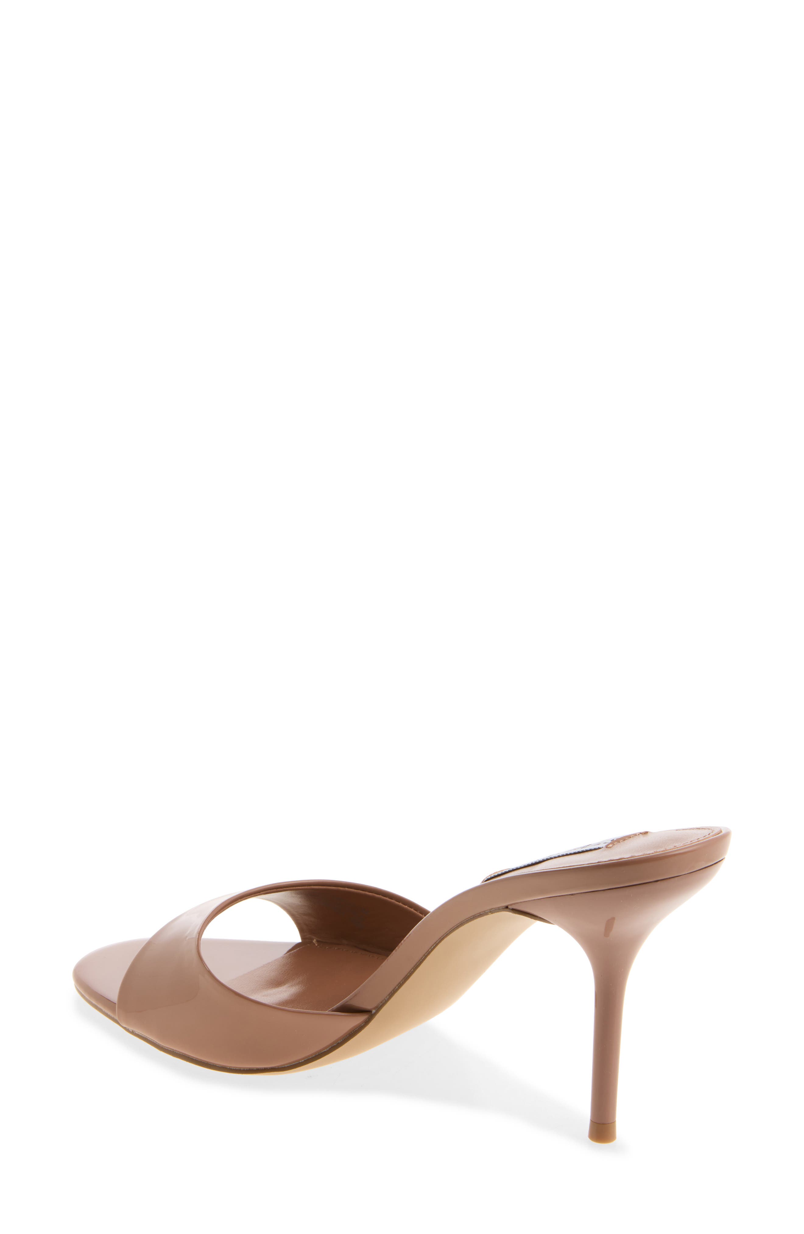 Porcha Stiletto Mule Sandal, Alternate, color, MOCHA