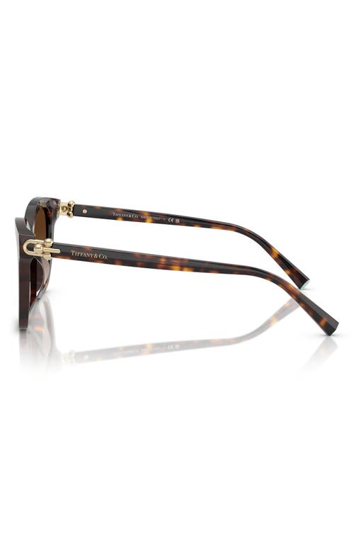 Tiffany & Co . 54mm Gradient Square Sunglasses In Brown