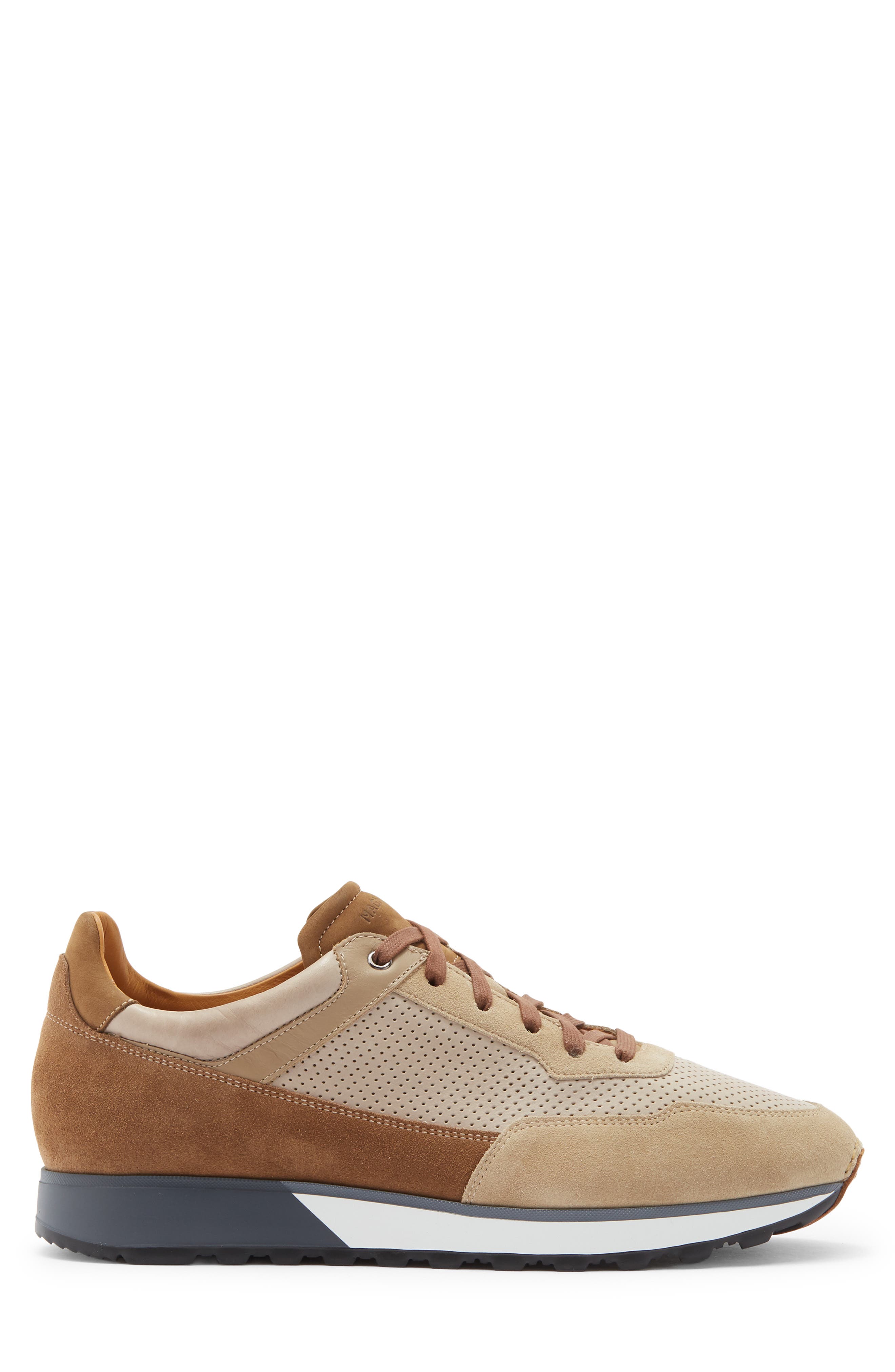 Perforated Sneaker, Alternate, color, CREAM