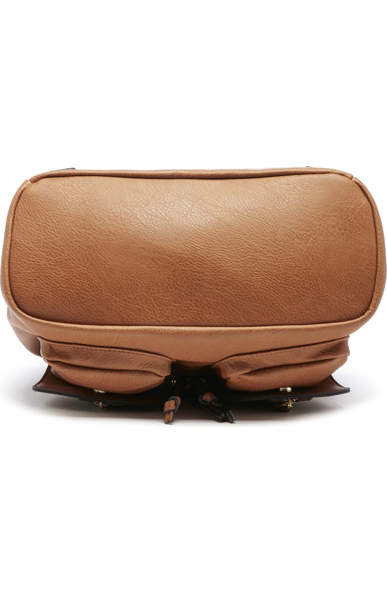 Sole Society Happy Faux Leather Backpack, Alternate, color,