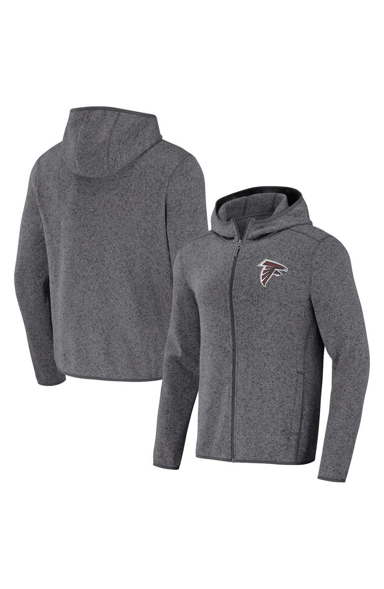 NFL X DARIUS RUCKER Men's NFL x Darius Rucker Collection by Fanatics Gray Atlanta Falcons Fleece Pullover Hoodie, Main, color, Heather Charcoal