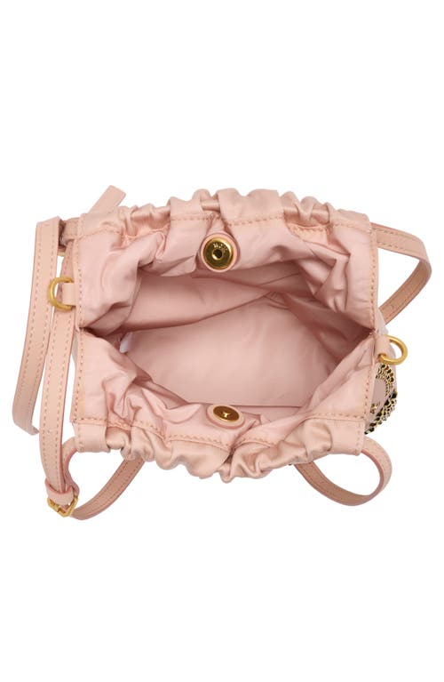 Mcm Himmel Laurel Drawstring Bucket Bag In Pink