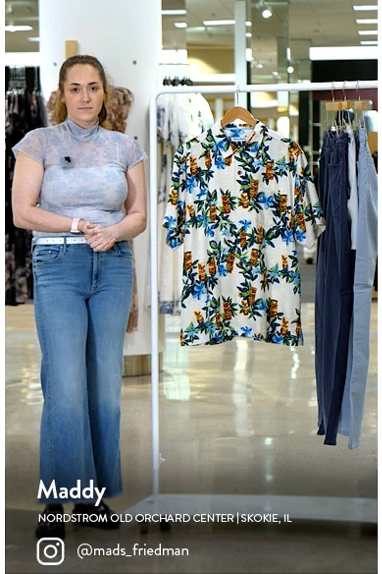 Tiki Tumble Silk Short Sleeve Button-Up Shirt video