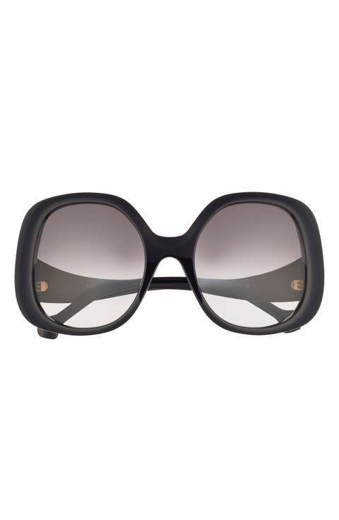 55mm Oversize Sunglasses