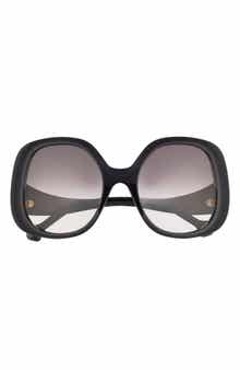 Gucci 55mm Oversize Sunglasses