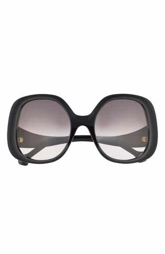 Gucci 55mm Oversize Sunglasses