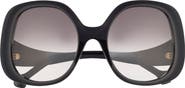 Gucci 55mm Oversize Sunglasses