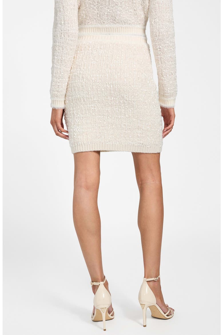 Aomori Tape Yarn Pencil Sweater Skirt, Alternate, color, NATURAL
