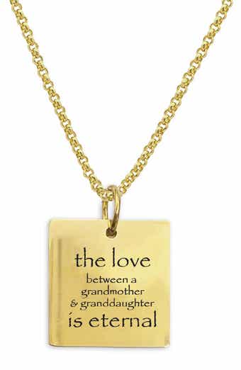 Grandmother & Granddaughter Pendant Necklace