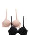 Pure Micro Lightly Lined Demi Bra - Pack of 2