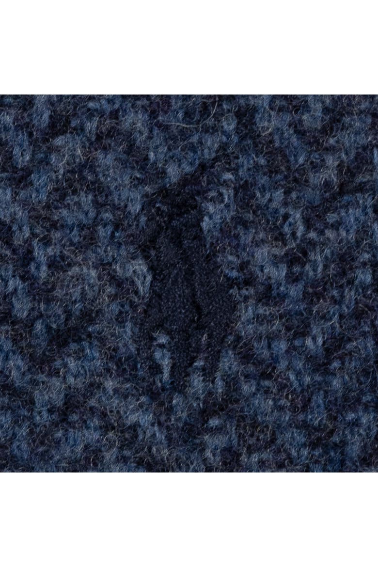 Knit Menswear Scarf, Alternate, color, Navy Herringbone