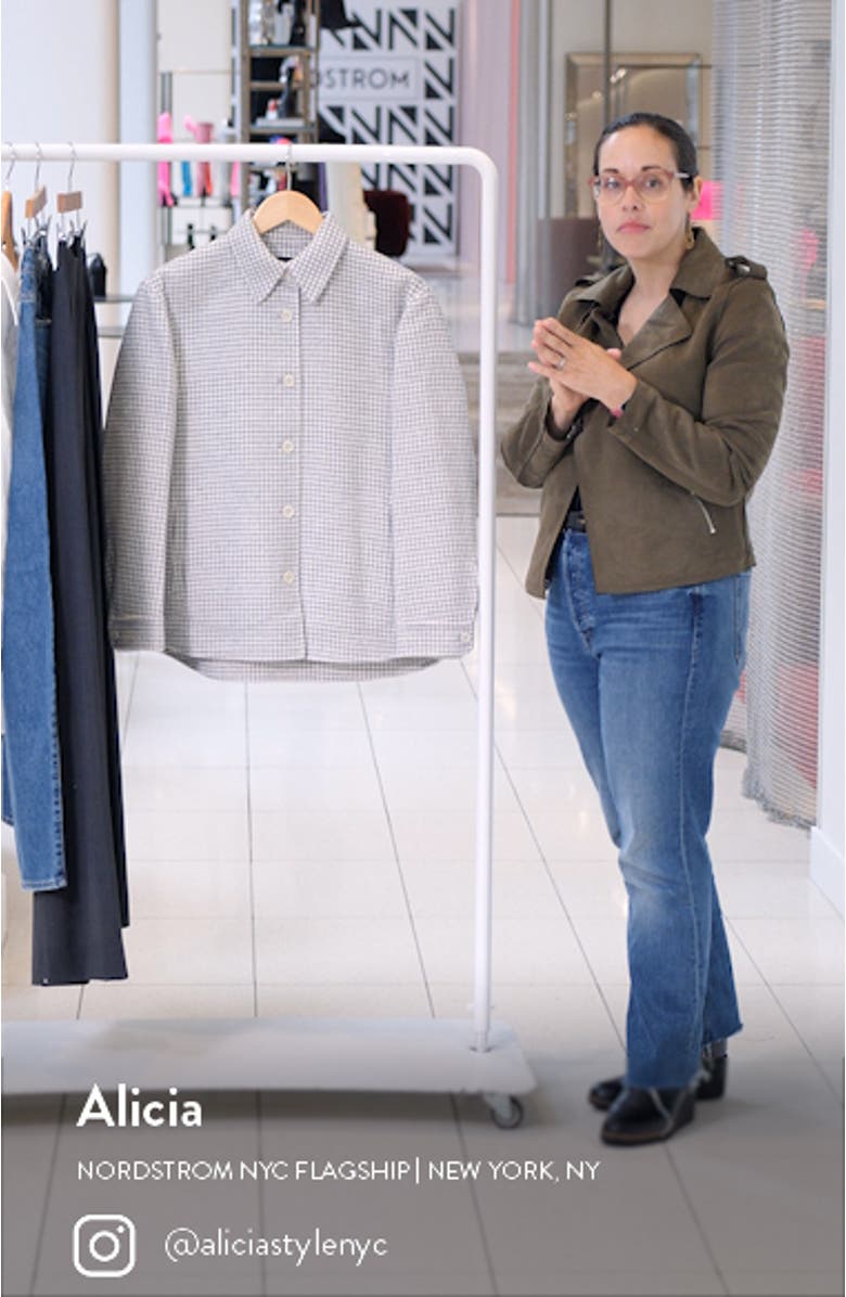 Check Wool Shirt Jacket, sales video thumbnail
