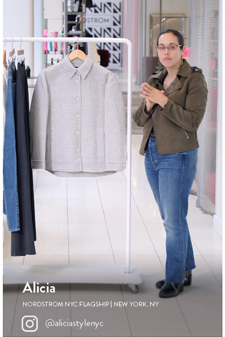 Check Wool Shirt Jacket video