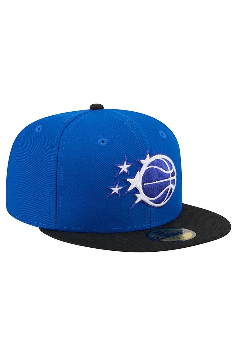 Men's New Era Blue Orlando Magic Two-Tone 59FIFTY Fitted Hat, Alternate, color, Blue