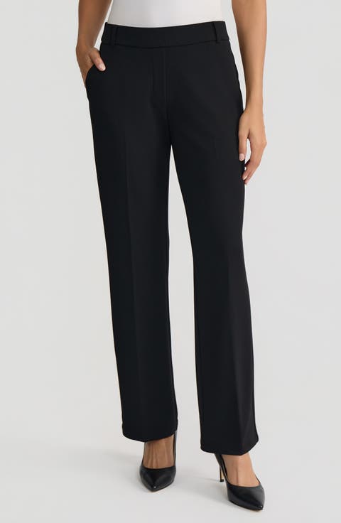 The Audrey Pull-On Straight Leg Trousers (Regular & Petite)