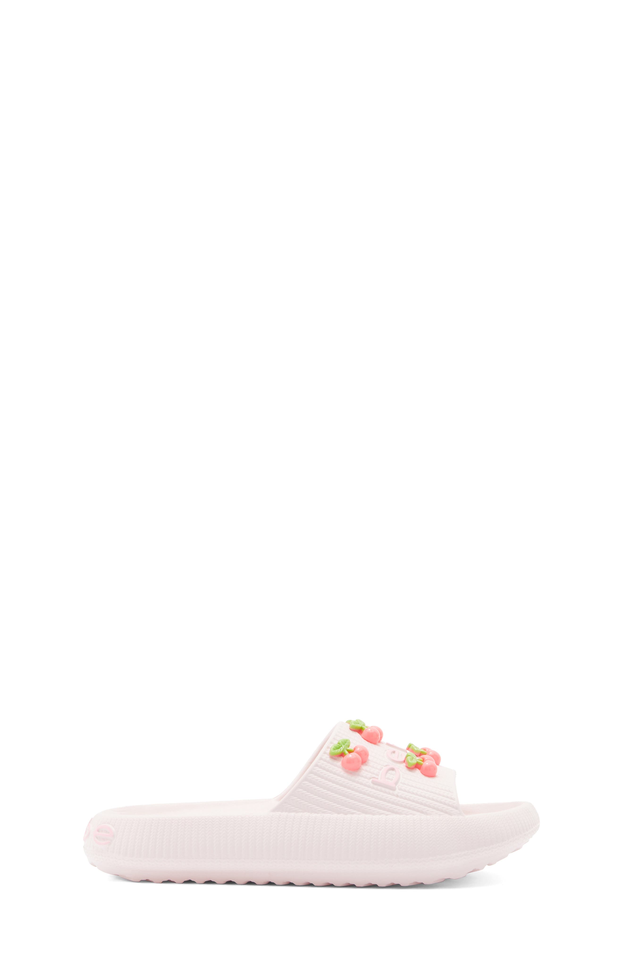 bebe Kid' Cherry Slide Sandal, Alternate, color, Pink