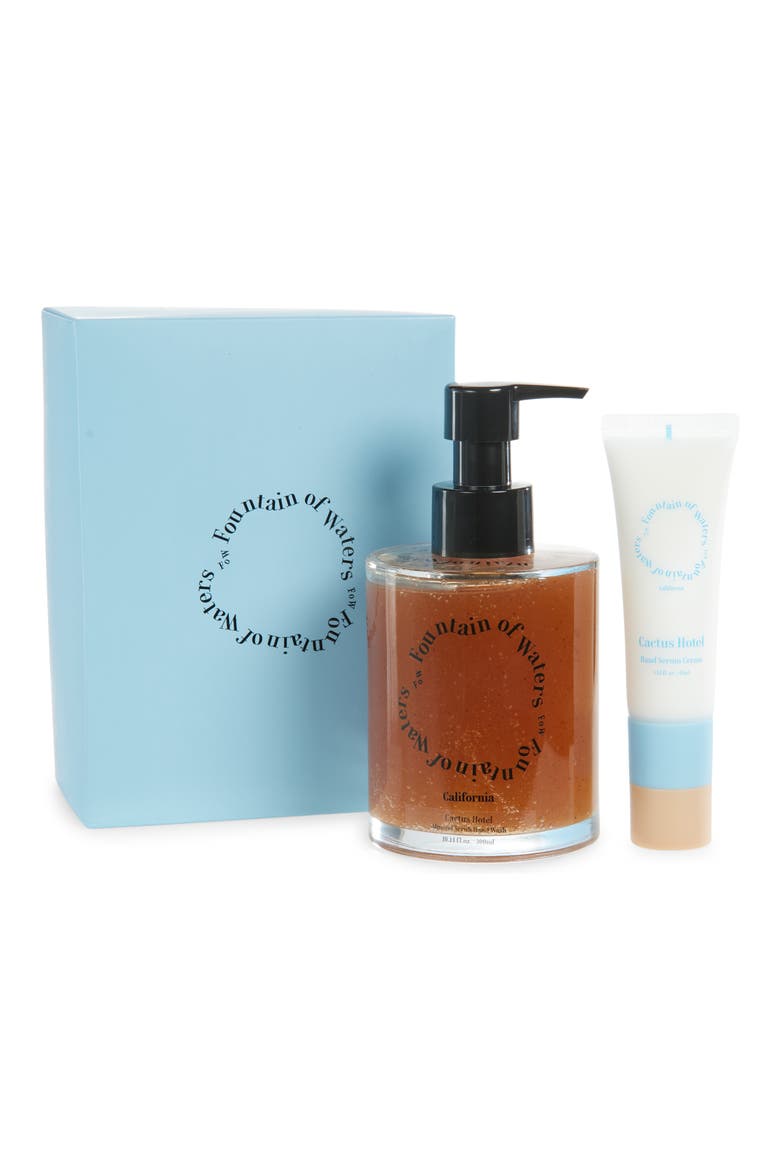 Cactus Hotel Hand Care 2-Piece Gift Set, Alternate, color, BROWN