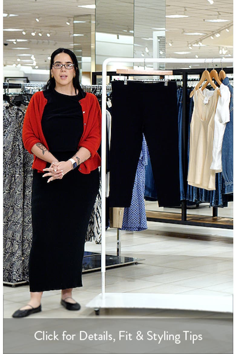 Cotton Knit Capri Pants video