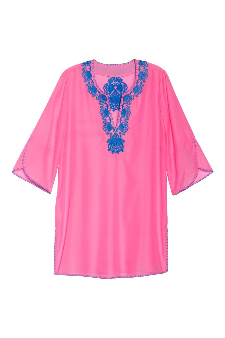 Piet Cover-Up, Alternate, color, PINK SUNSET