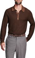 Billy Reid Long Sleeve Sweater Polo