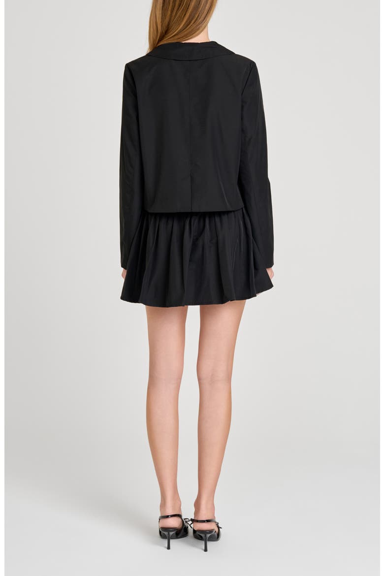 Mika Miniskirt, Alternate, color, BLACK