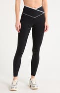 90 DEGREE BY REFLEX Superflex Crossover High Waist 7/8 Leggings
