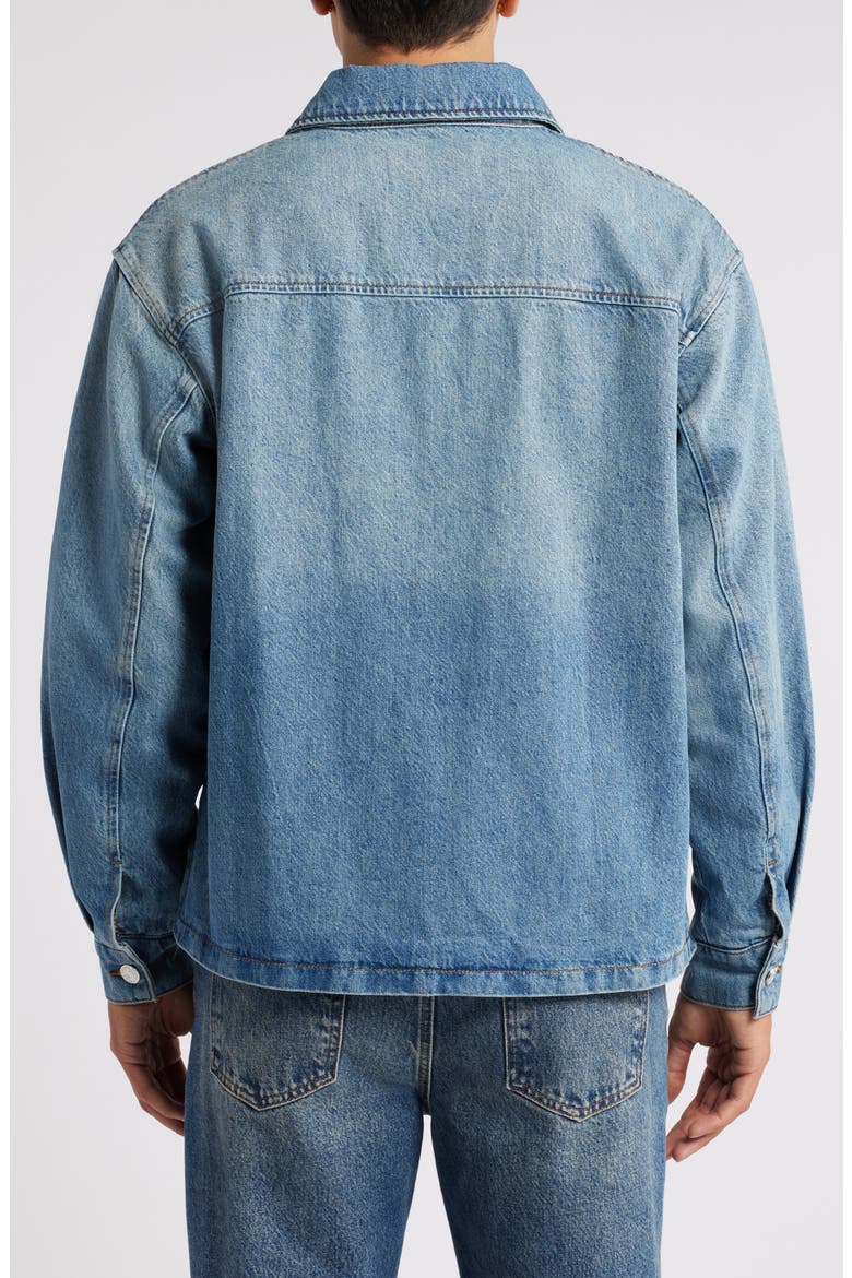 Denim Shirt Jacket, Alternate, color, FREQUENCY