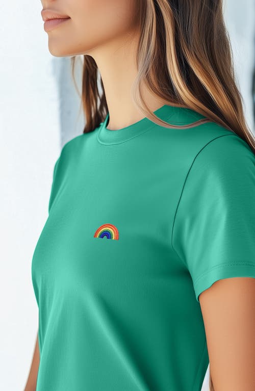 Dalix Womens Rainbow Jersey Relaxed Tee
