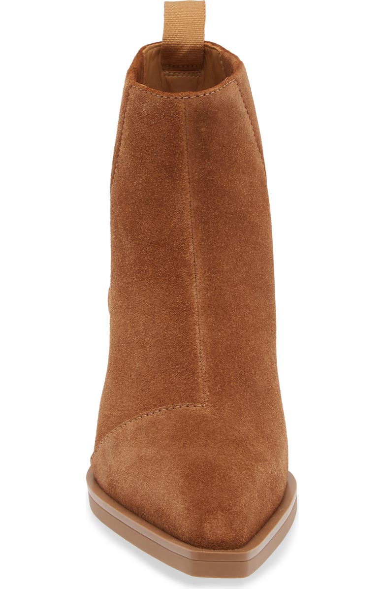 rag & bone Dart Pointed Toe Bootie, Alternate, color, Brown Leather Suede
