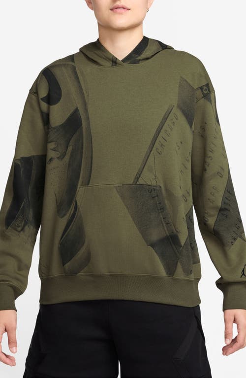 JORDAN JORDAN PRINT BROOKLYN FLEECE HOODIE