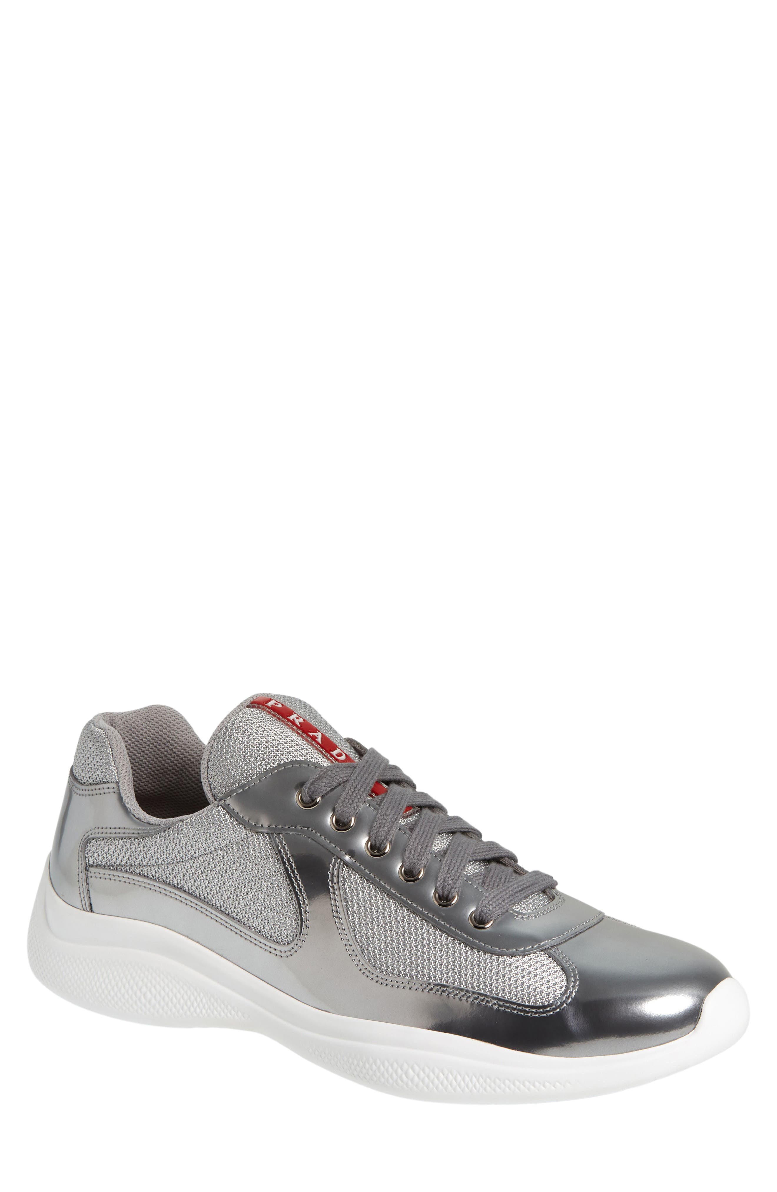 Prada America's Cup Sneaker, Main, color, 