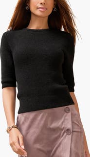 LASCANA Elbow Length Sleeve Sweater