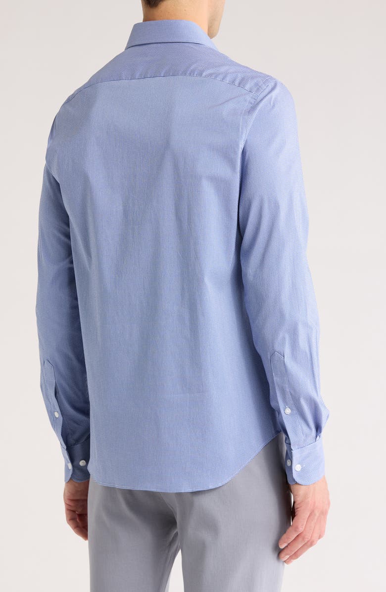 Tommy Hilfiger All Season Slim Fit Stretch Dress Shirt, Alternate, color, Navy