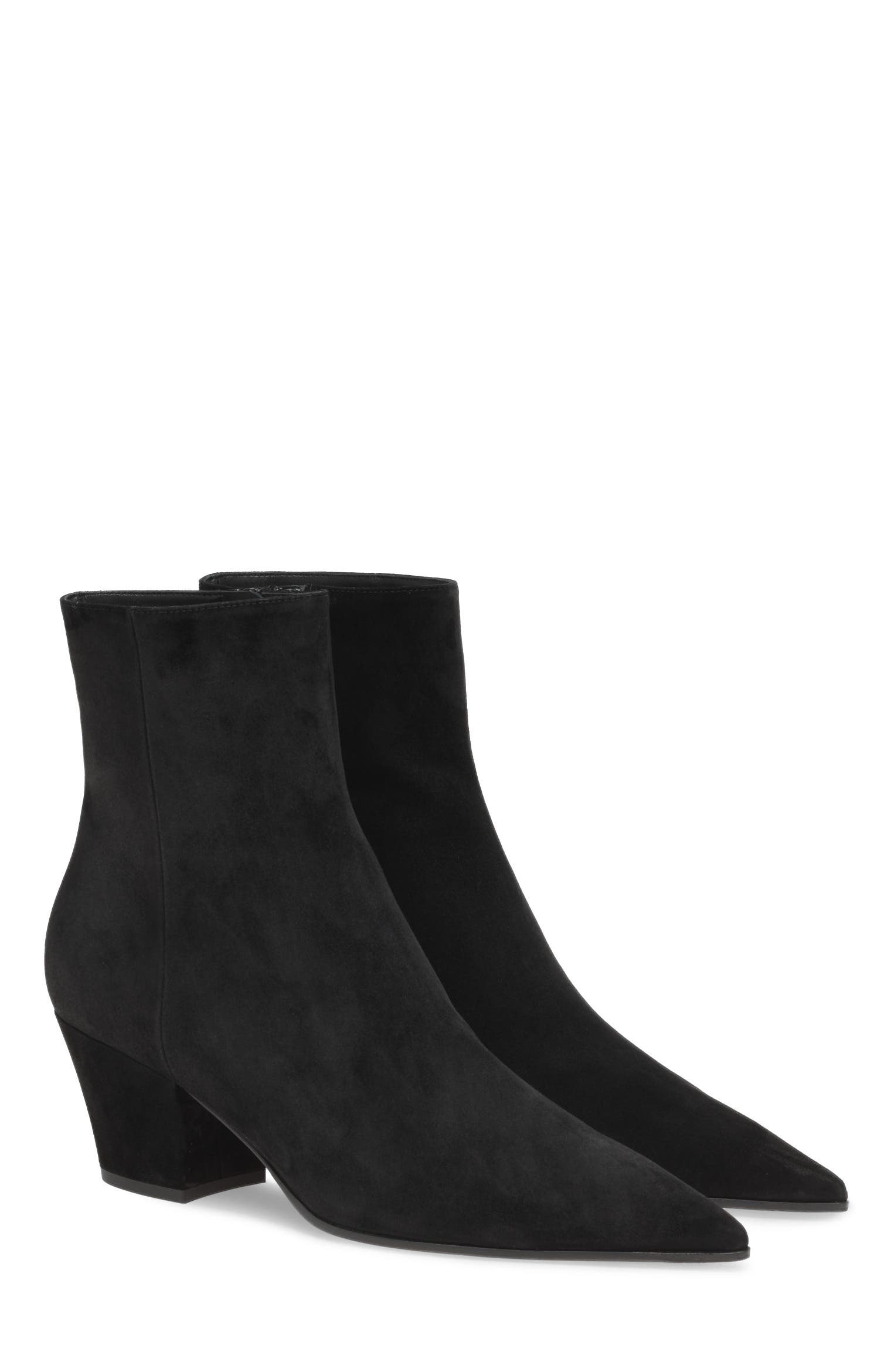 Gianvito Rossi Keinna Bootie 55 Booties, Alternate, color, Black Suede