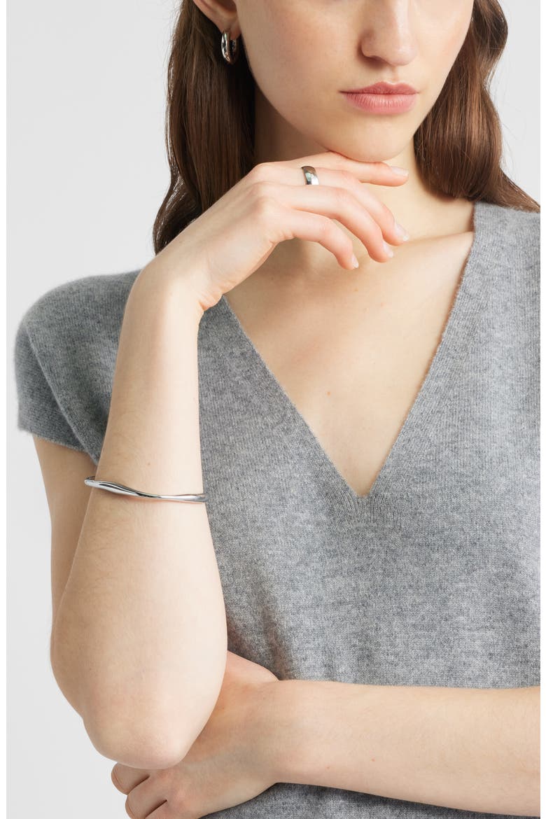 Waterproof Comfort Band Ring, Alternate, color, SILVER