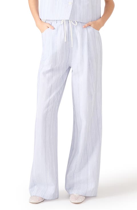 Minorca Stripe Wide Leg Pants