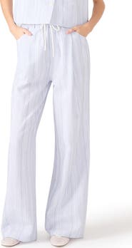 Steve Madden Minorca Stripe Wide Leg Pants