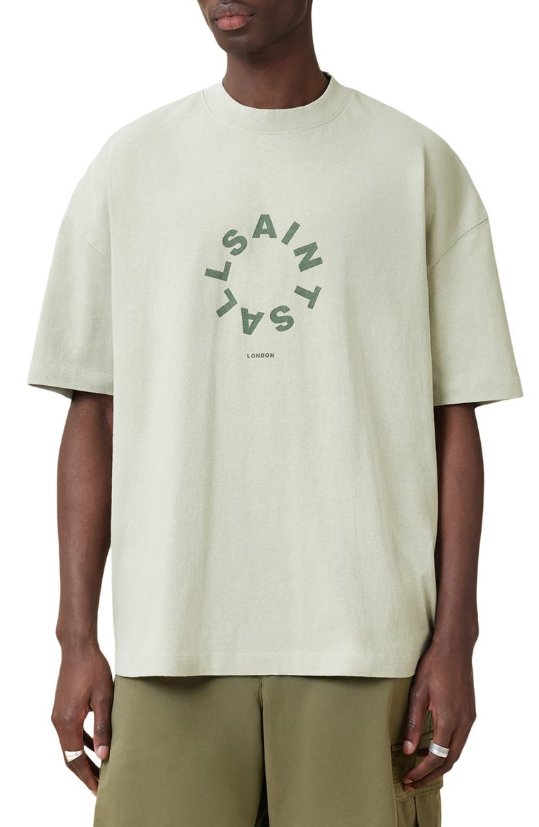 AllSaints Tierra Short Sleeve Logo Graphic T-Shirt, Main, color, 